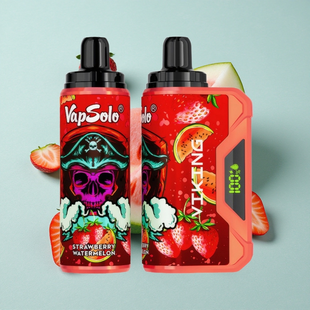 VapSolo VIKING 12000 Puffs Erdbeer Wassermelone 22ml E-Liquid vape großhandel Deutschland