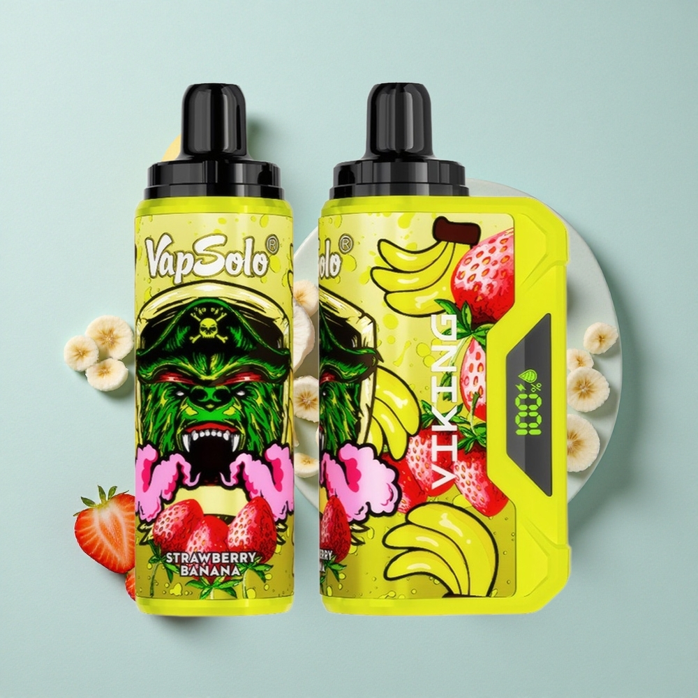 VapSolo VIKING 12000 Puffs Erdbeere Banane 22ml E-Liquid vape großhandel Deutschland