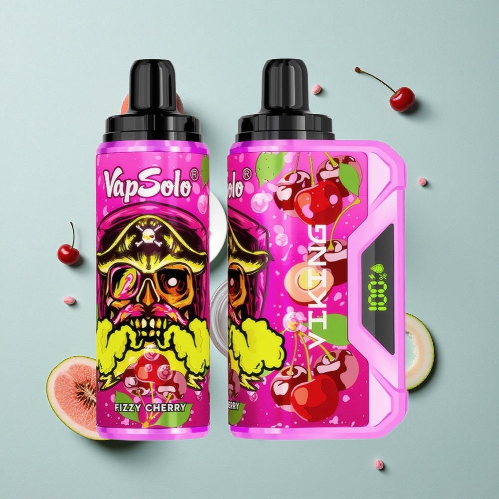 VapSolo VIKING 12000 Puffs Erdige Kirsche 22ml E-Liquid vape großhandel Deutschland