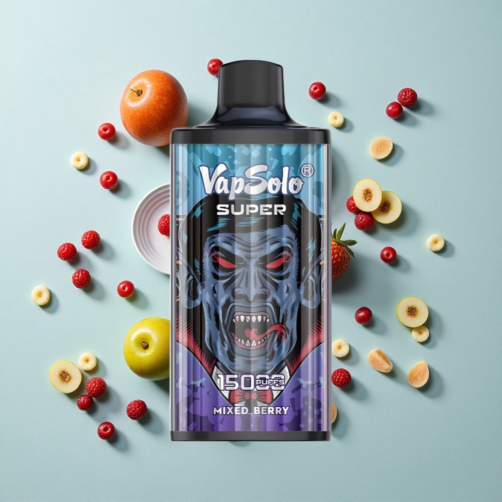 Vapsolo Super 15000 Puffs Beerenmix 40ml E-Liquid vape großhandel Deutschland