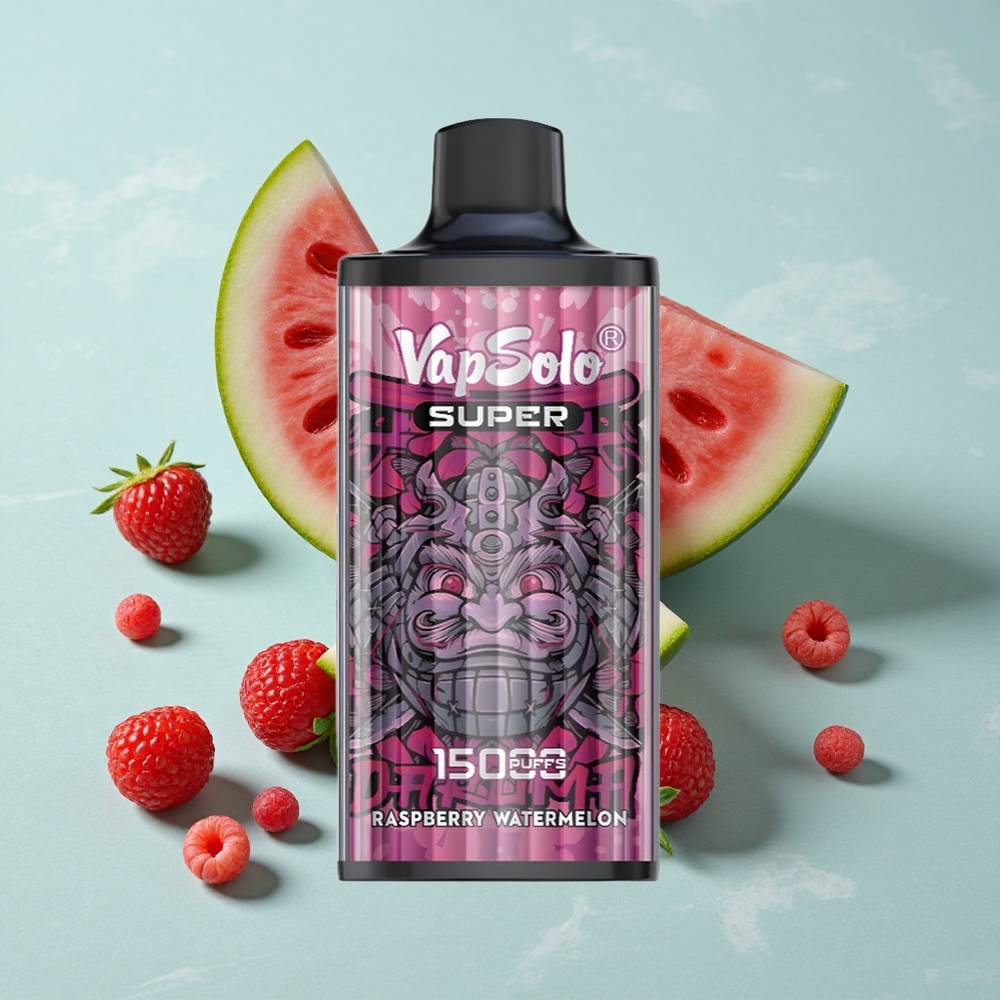 Vapsolo Super 15000 Puffs Himbeere Wassermelone 40ml vape großhandel Deutschland