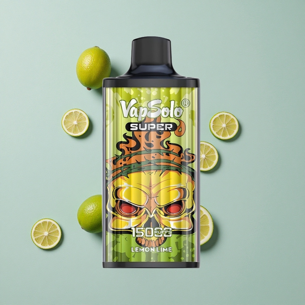 Vapsolo Super 15000 Puffs Lima Zitrone 40ml E-Liquid vape großhandel Deutschland