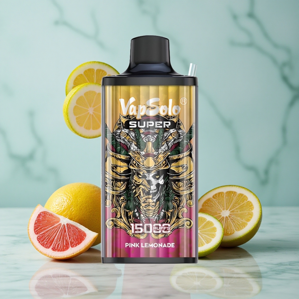 Vapsolo Super 15000 Puffs Super Rosa Limonade 40ml Deutschland vape großhandel Deutschland