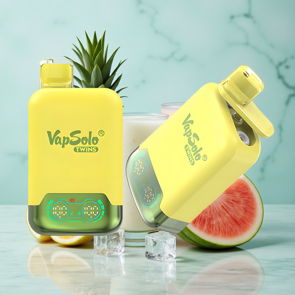 Vapsolo Twins 20000 Puffs Ananas Kokos  Wassermelone Eis 40ml vape großhandel Deutschland