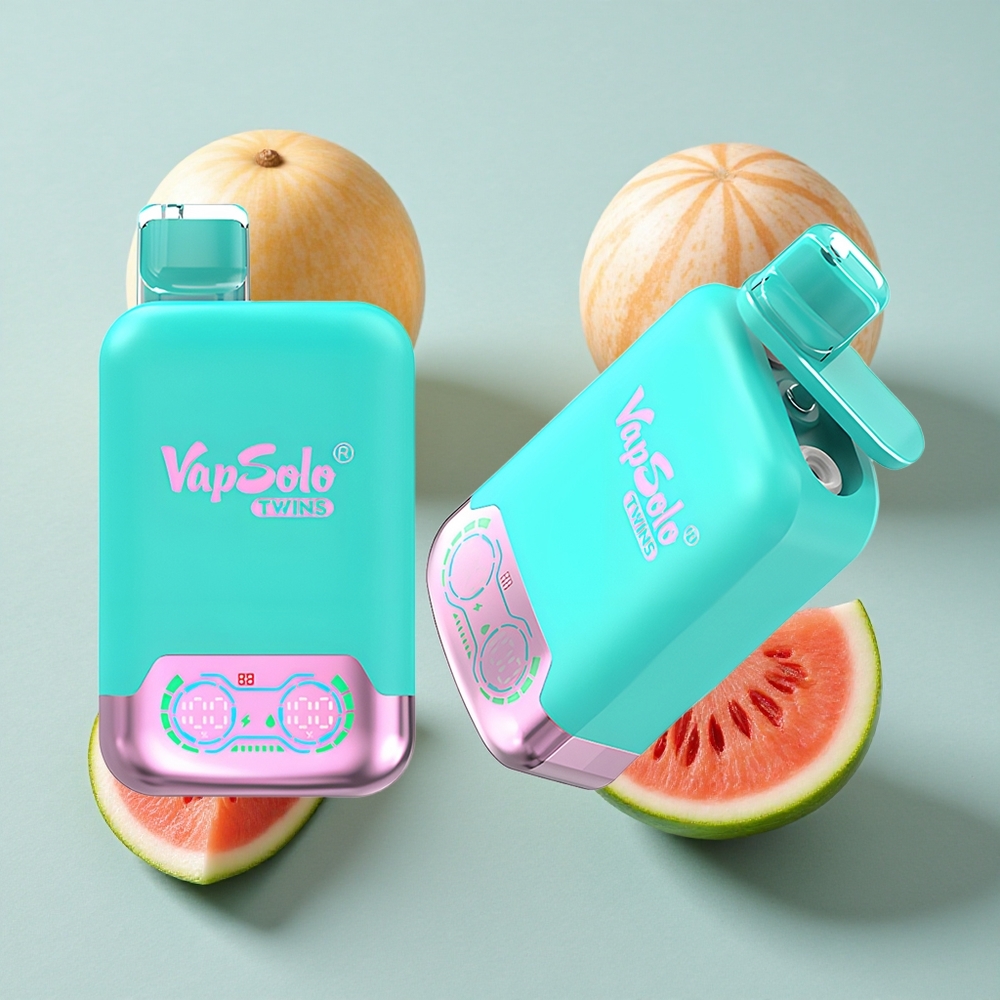 Vapsolo Twins 20000 Puffs Dreifach-Melone  Himbeer-Wassermelone 40 ml vape großhandel Deutschland