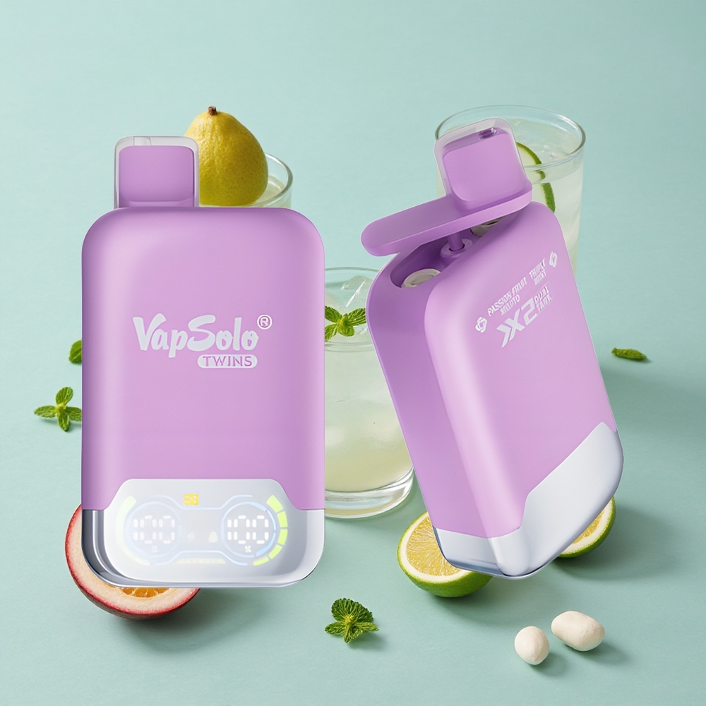 Vapsolo Twins 20000 Puffs Passionsfrucht Mojito  Dreifach Minze 40ml vape großhandel Deutschland