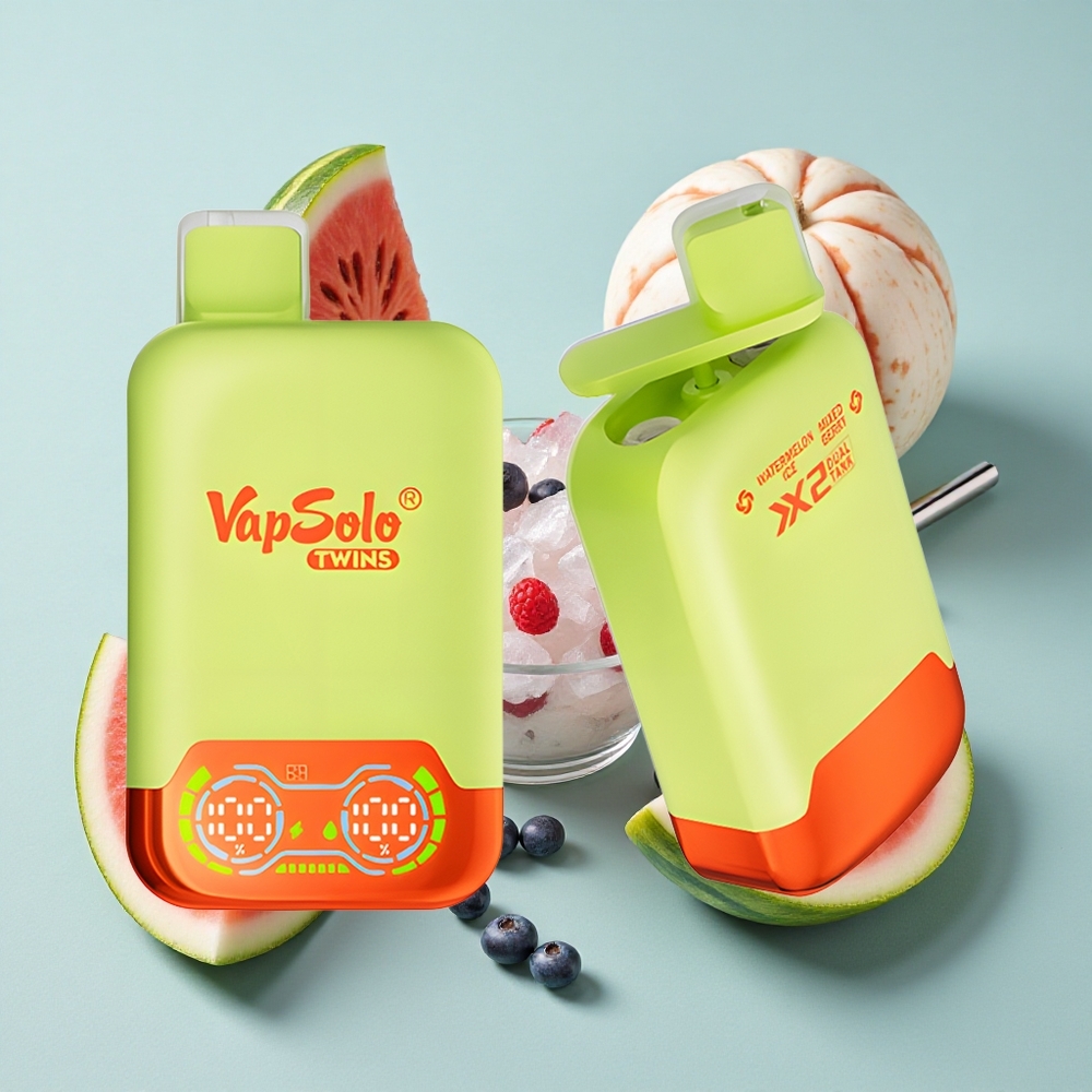 Vapsolo Twins 20000 Puffs Wassermelone-Eis  Beerenmix 40ml vape großhandel Deutschland