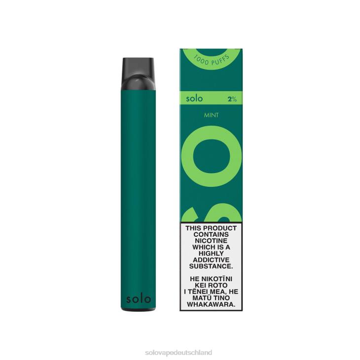 Solo Einweg-Vapor Minze - Solo Vapes LZ4J1