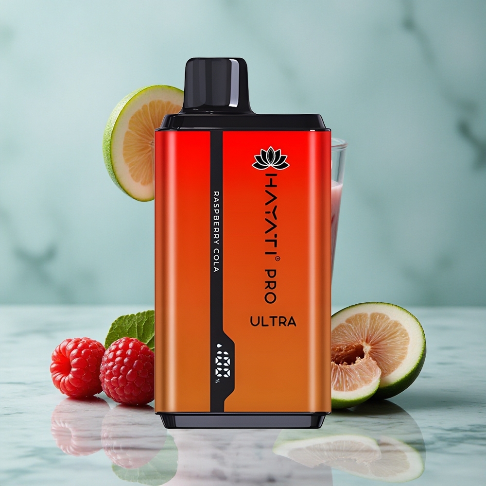 Hayati Pro Ultra 15000 Puffs Himbeer Cola Vape Großhandel Deutschland