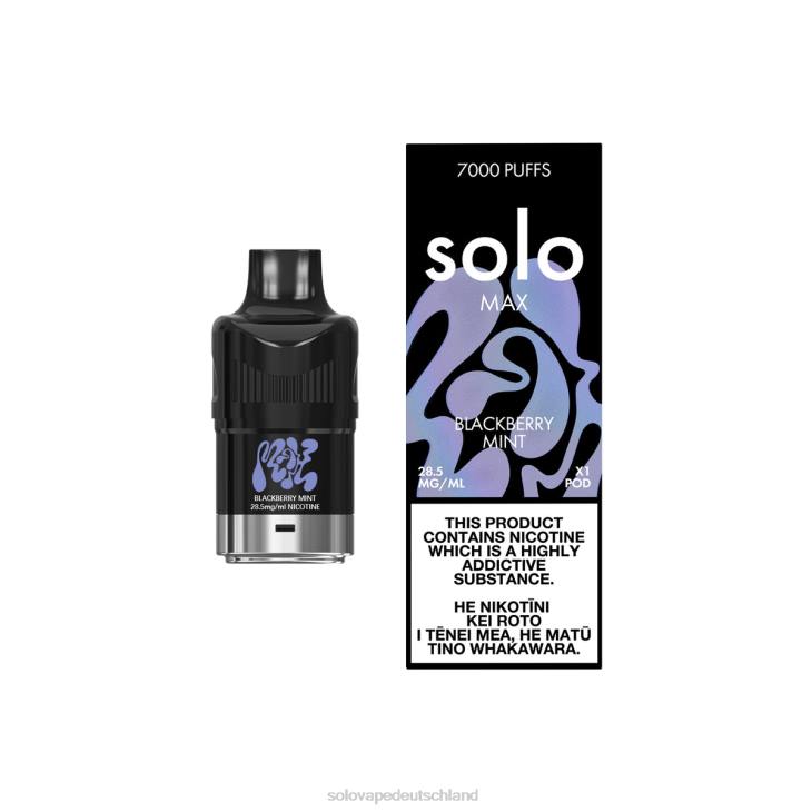 Solo MAX Schote Brombeerminze - Solo Vapes LZ4J73