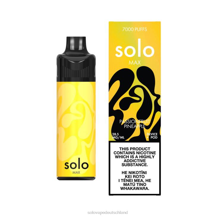 Solo MAX Pod-Kit Passionsfrucht-Ananas - Solo Vape Berlin LZ4J69