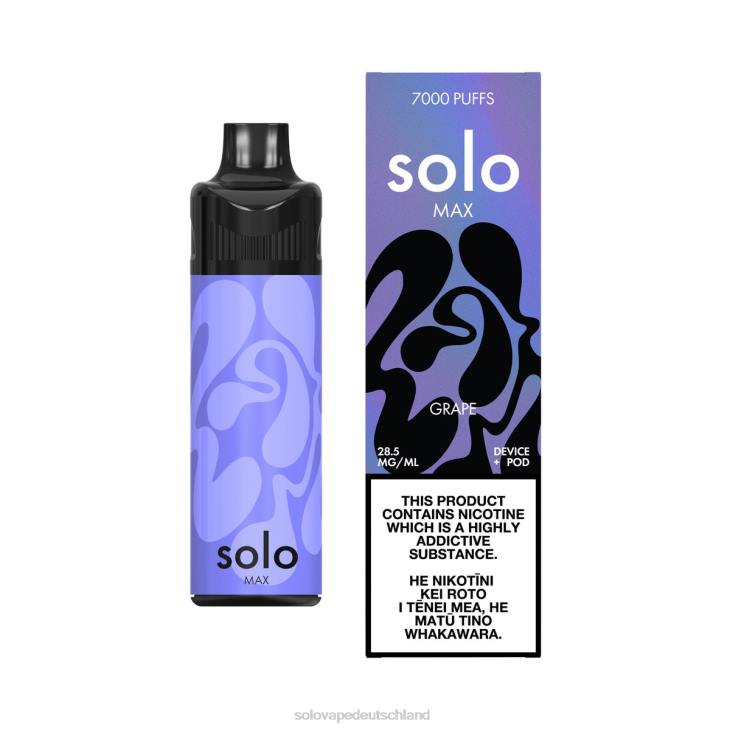 Solo MAX Pod-Kit Traube - Solo Vapes LZ4J67